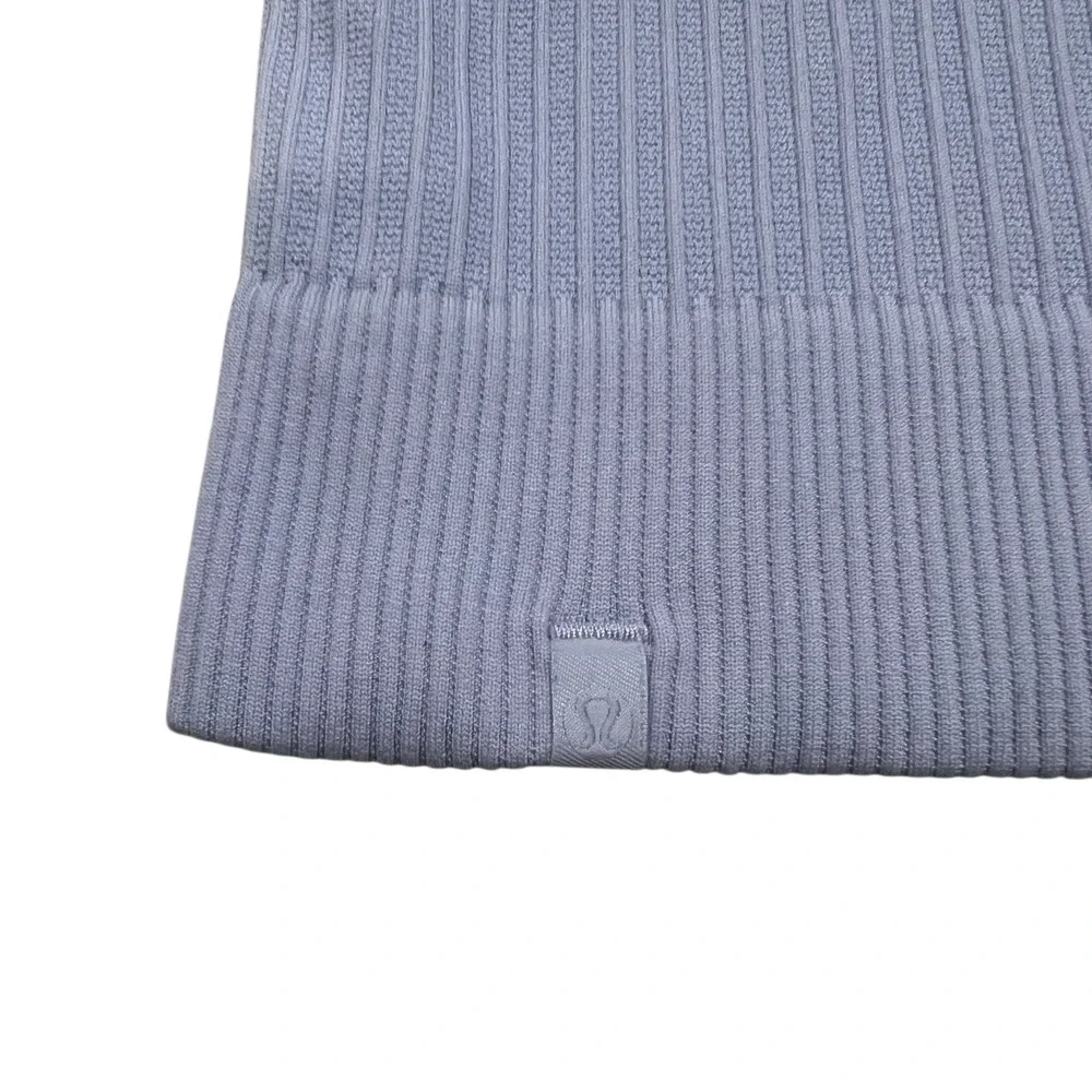 Lululemon Rest Less Pullover Ribbed Long Sleeve Top Size 10 Performance Training